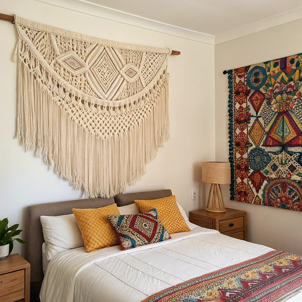Hang Macramé or Tapestries