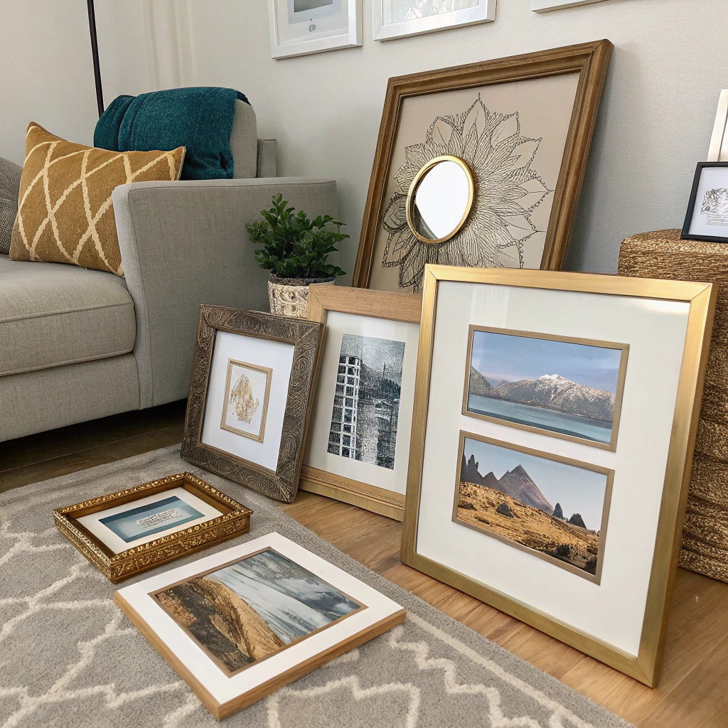 Select your frames and art