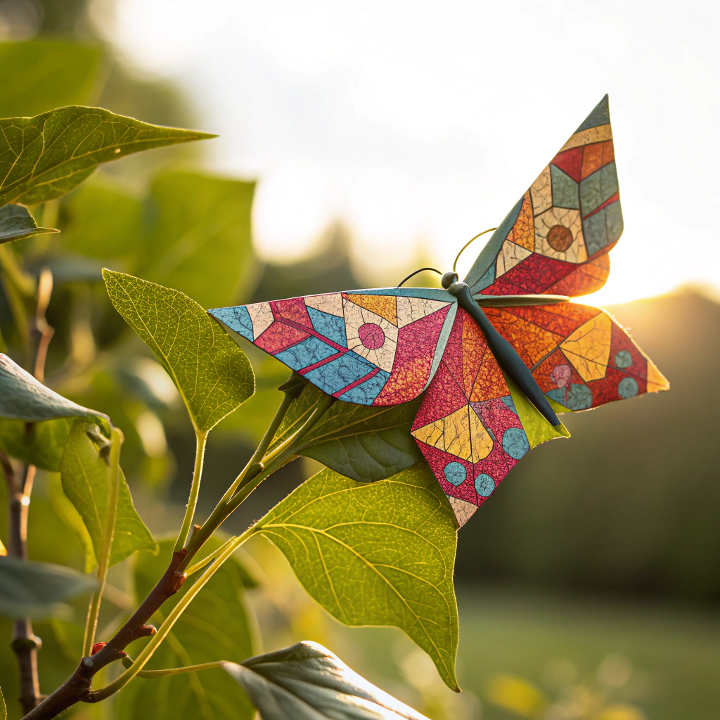 Simple Origami Butterfly