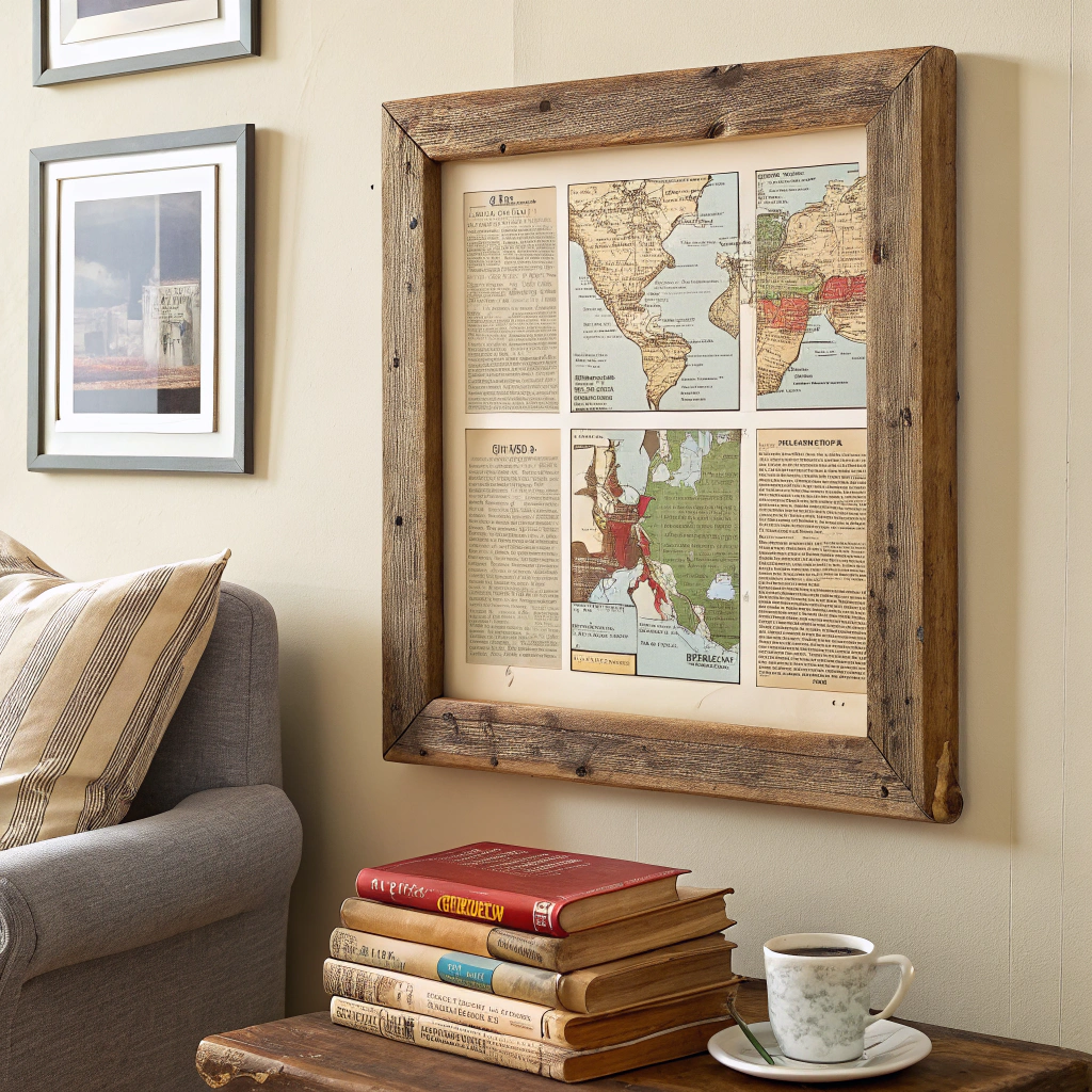 Upcycle Old Books or Maps