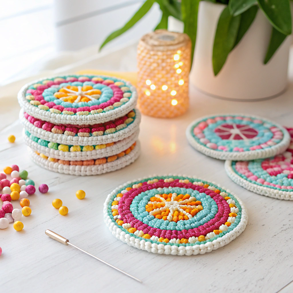 Beaded Coasters