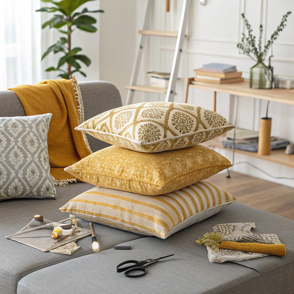 No-Sew Pillow Covers