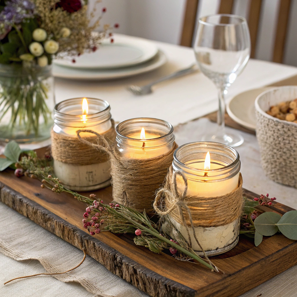 Upcycled Candle Holders 