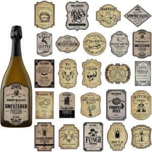 Poison Bottle Labels