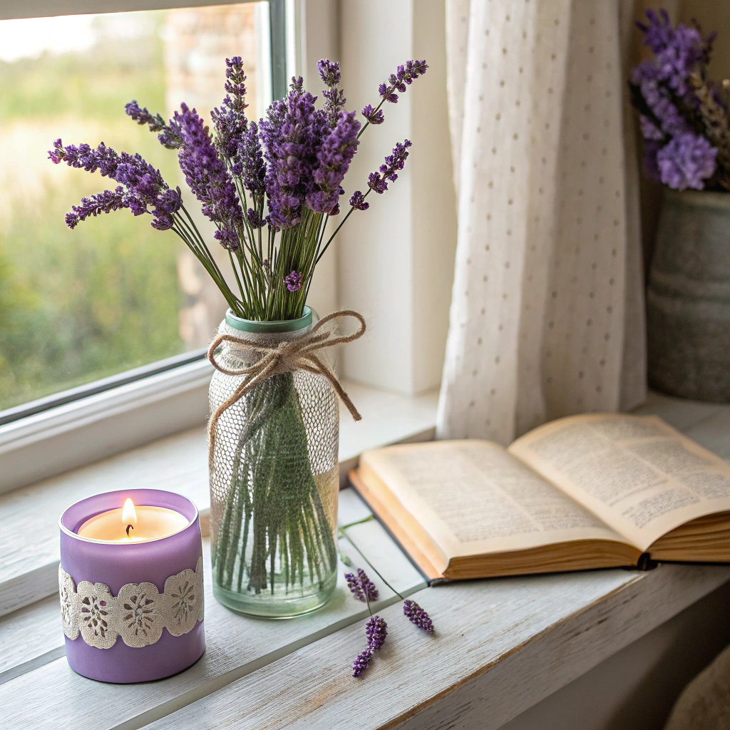 DIY Paper Lavender Flowers