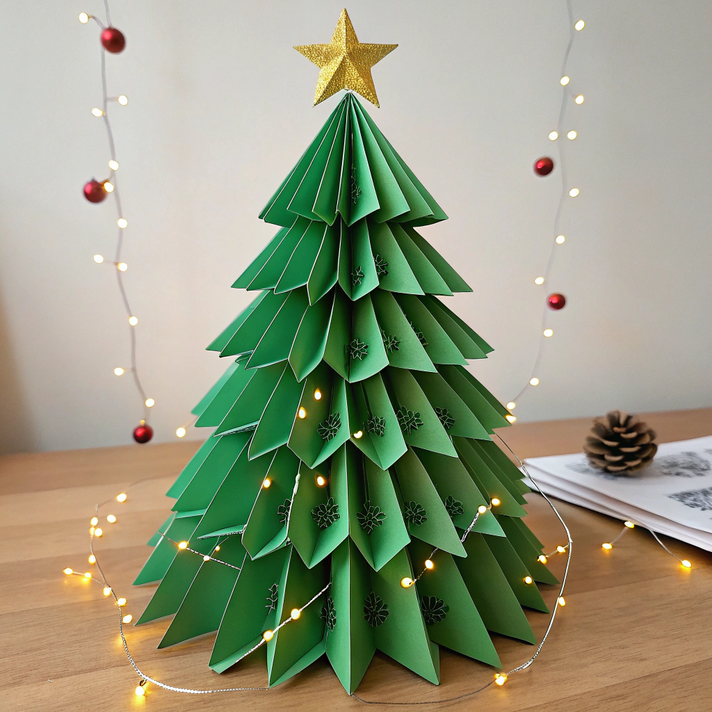DIY Paper Christmas Tree