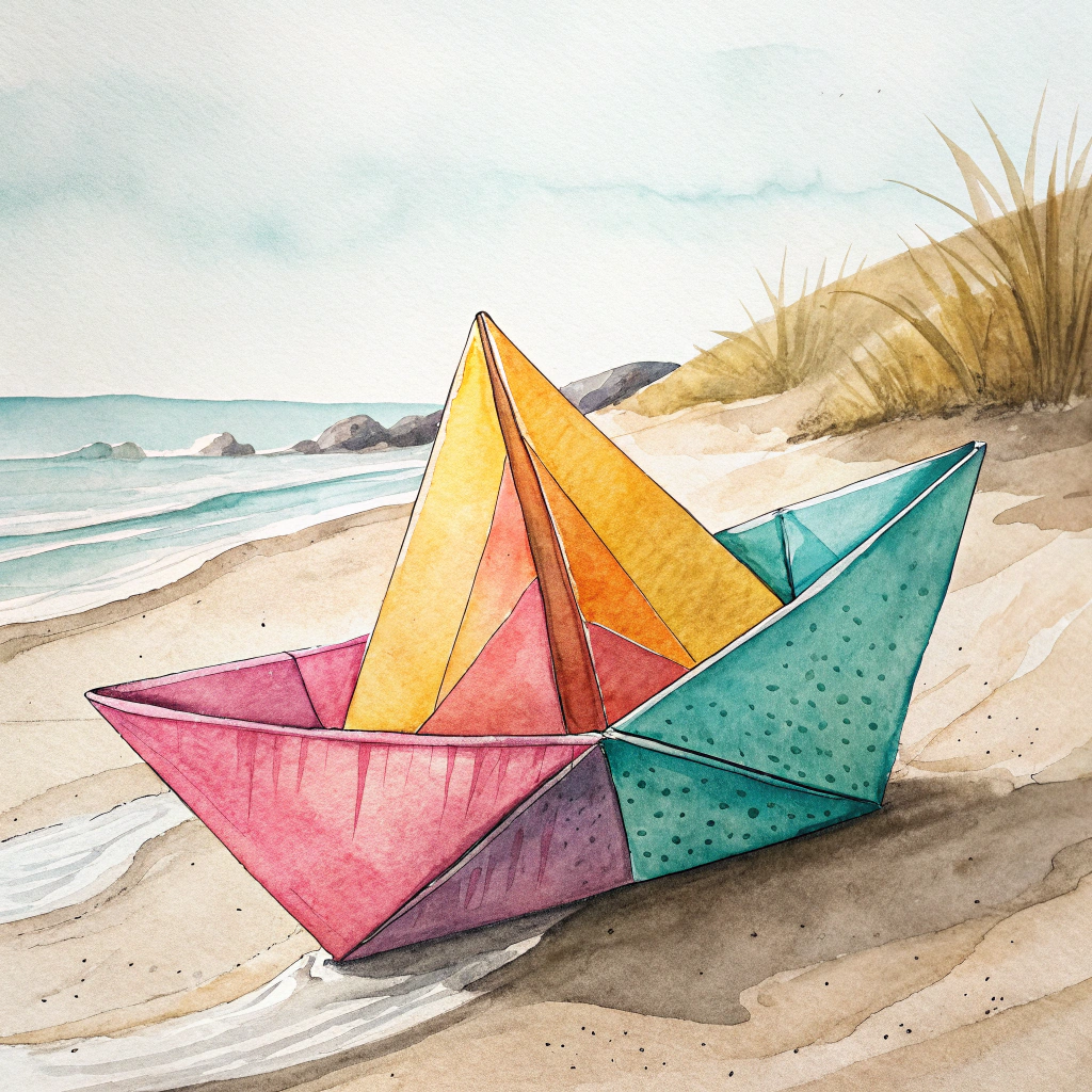 Paper Origami Boat
