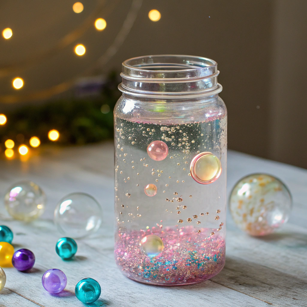 DIY Sparkling Bubble Jar