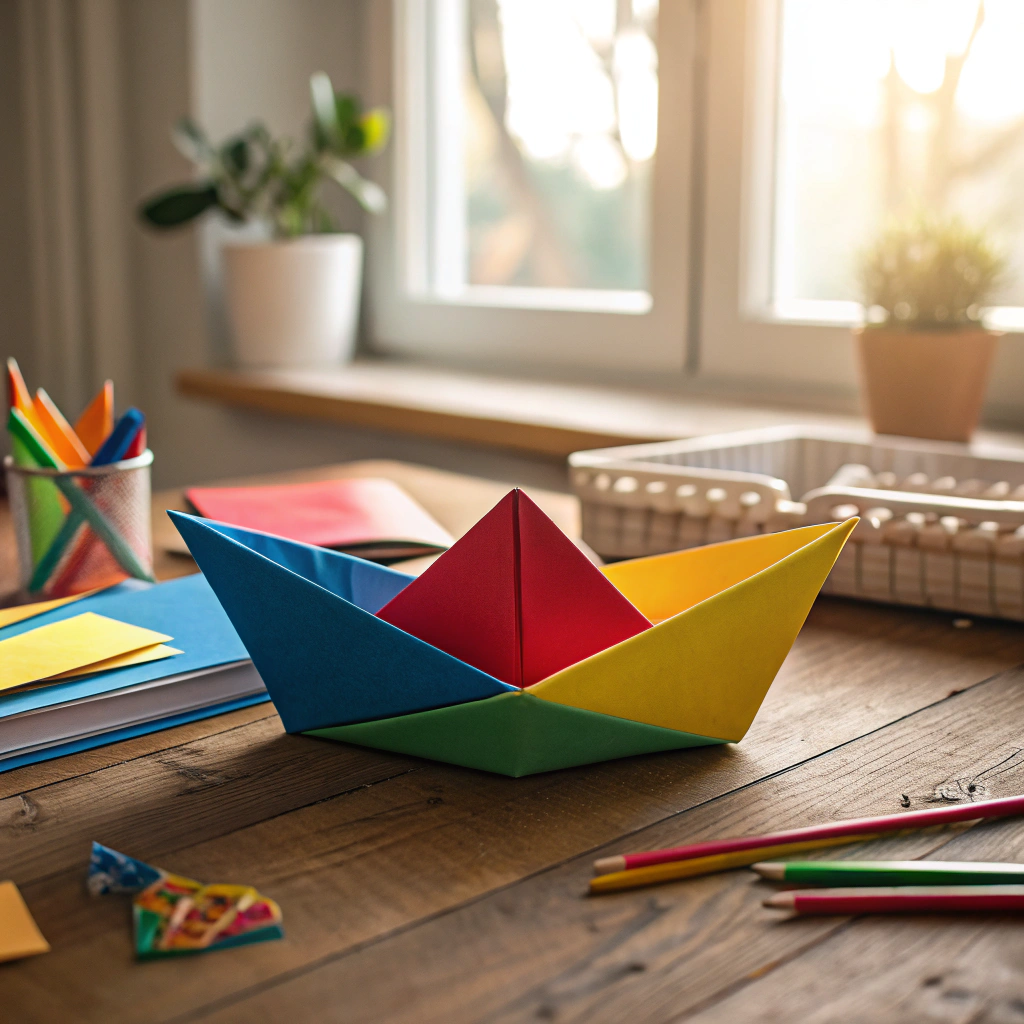 Paper Origami Boat