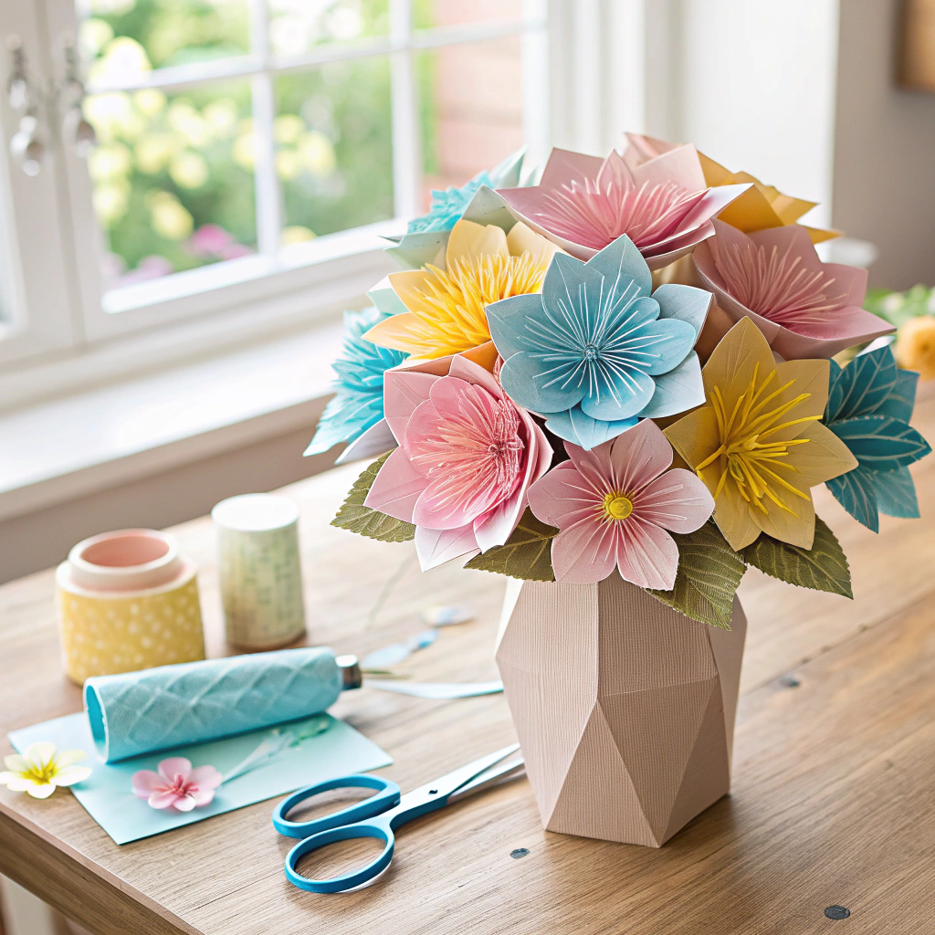 DIY Paper Flower Bouquet