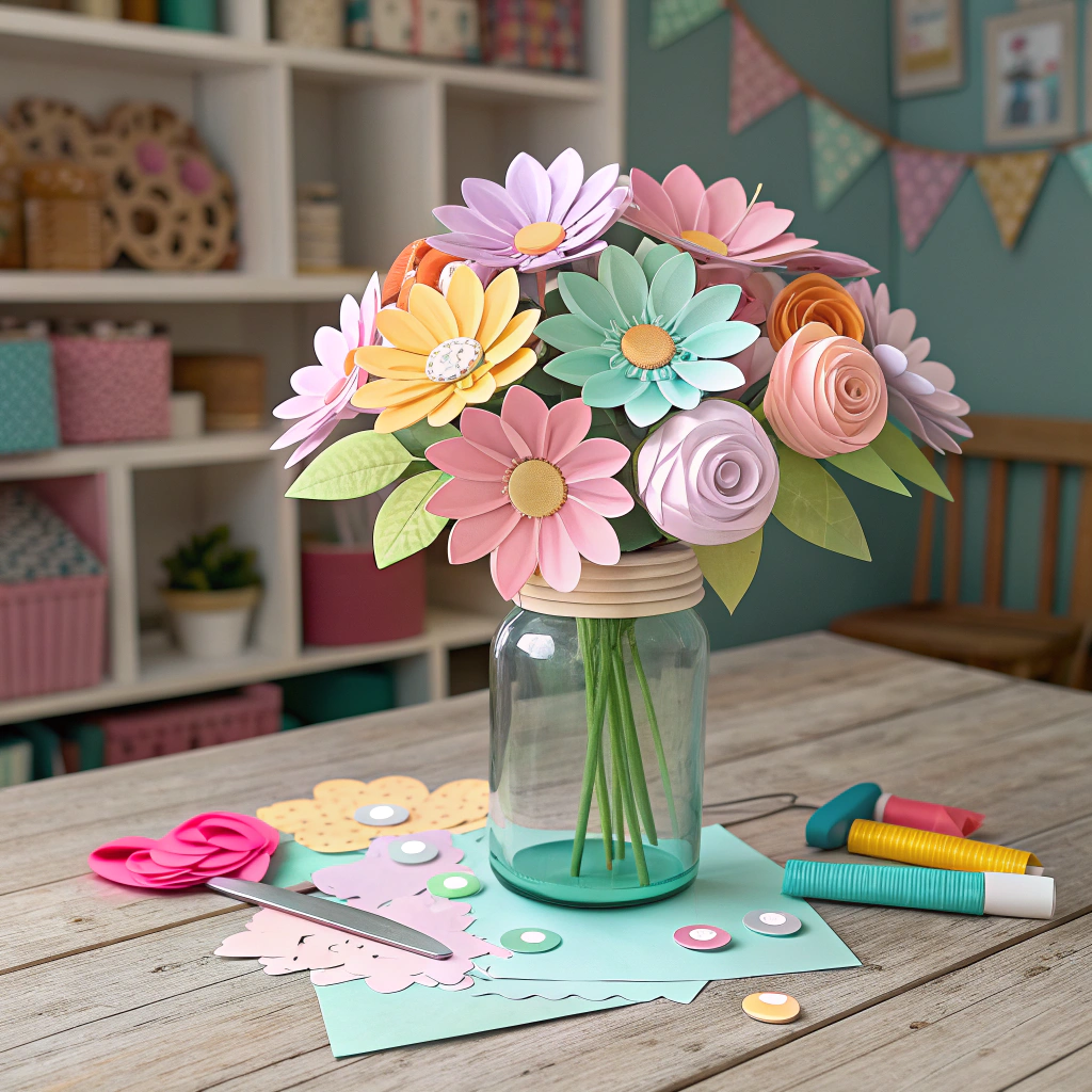 DIY Paper Flower Bouquet